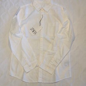 Zara white button down